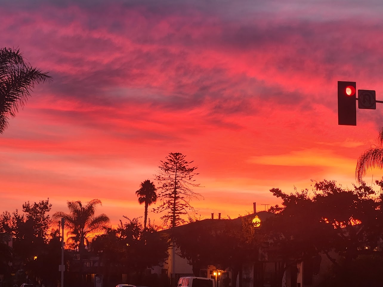 City sunrise