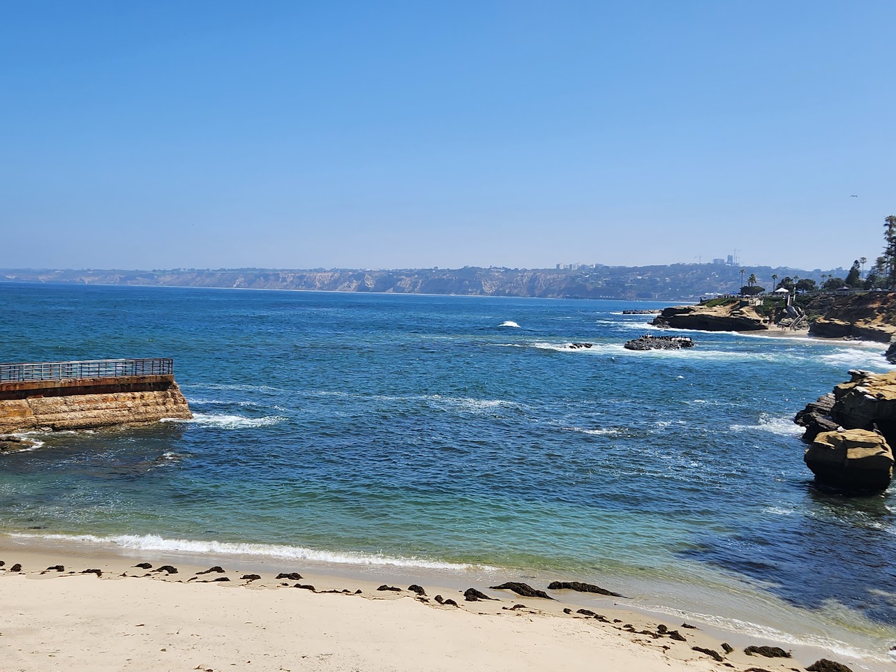 View from the beach