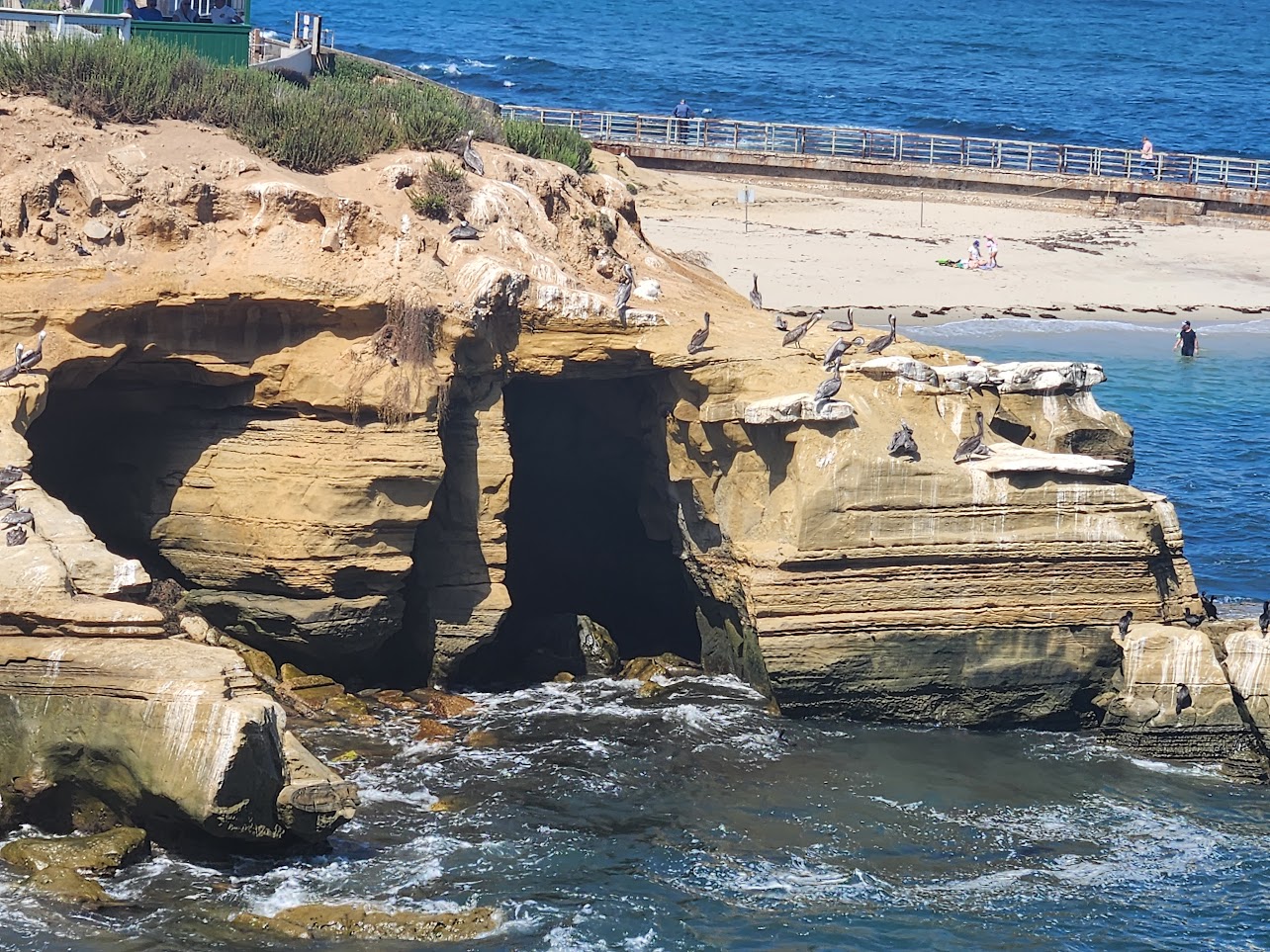 Closer picture of La Jolla cove